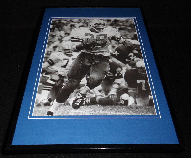 Calvin Hill Framed 11x17 Photo Poster Display Cowboys