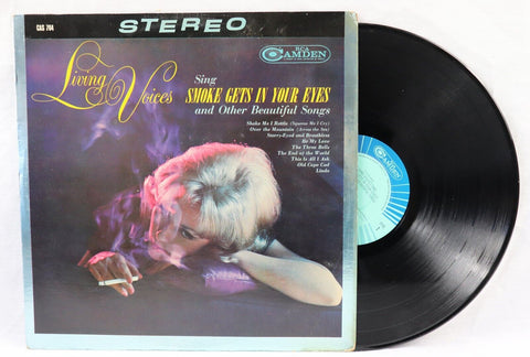 VINTAGE Living Voices Smoke Gets in Your Eyes Vinyl Record Album CAS764