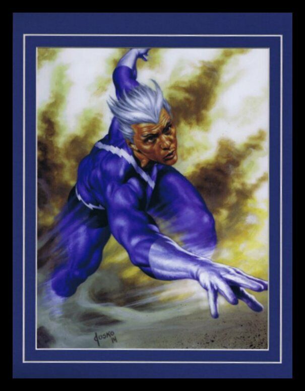 Quicksilver X Men Framed 11x14 Marvel Masterpieces Poster Display 