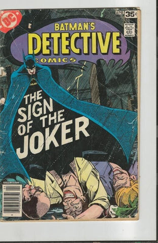 Detective Comics #476 ORIGINAL Vintage 1978 DC Comics Sign of the Joker