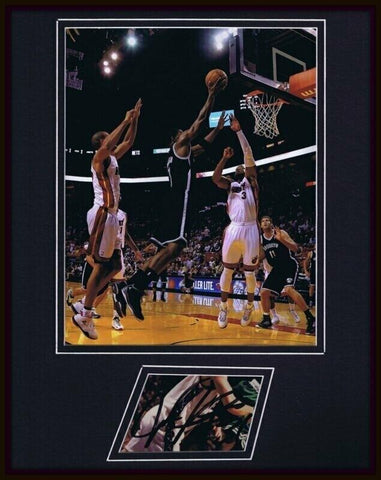 Joe Johnson Signed Framed 11x14 Photo Display Nets Heat Celtics