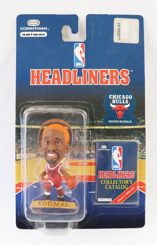 VINTAGE 1996 Corinthian Headliner Dennis Rodman Action Figure Bulls Orange Hair