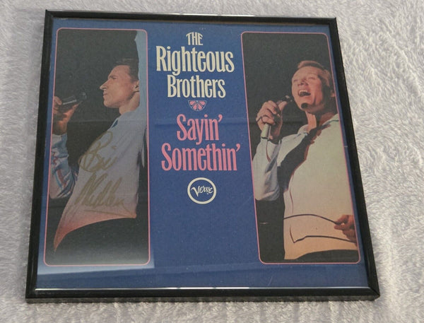 Bill Medley Signed Framed Righteous Brothers Record Album In Person