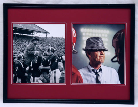 Paul Bear Bryant Framed 18x24 Photo Set Alabama Crimson Tide 