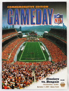 VINTAGE Oct 7 2001 Pittsburgh Steelers 1st Heinz Field Regular Season Program