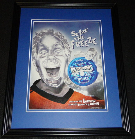 2000 Ice Breakers Gum Framed 11x14 ORIGINAL Vintage Advertisement