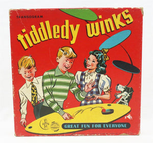 VINTAGE 1953 Transogram Tiddledy Winks Board Game