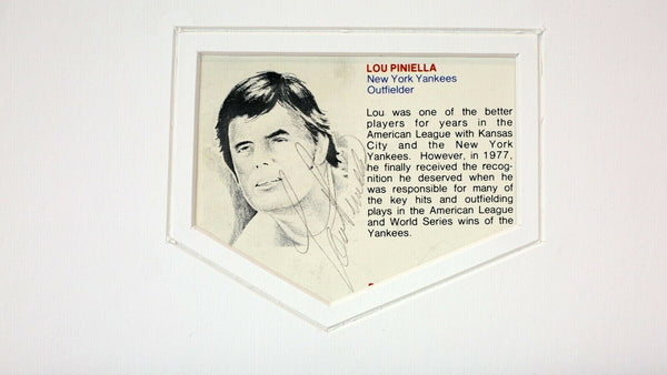 Lou Piniella Signed Framed 16x20 Photo Display PSA/DNA Yankees Fight vs Red Sox