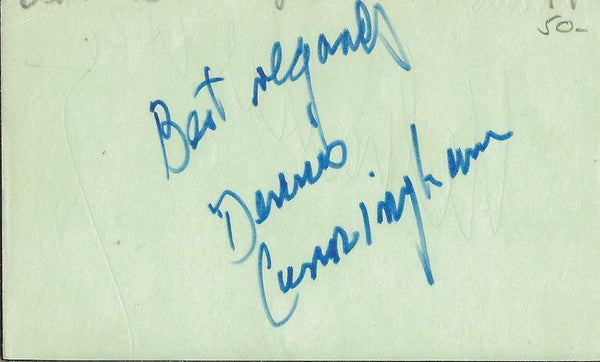 Melina Mercouri Signed Vintage 3x5 Index Card JSA 