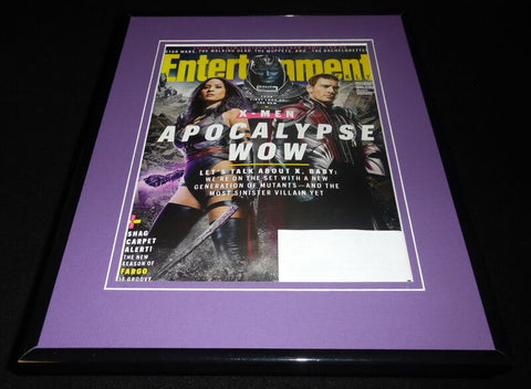 X Men Apocalypse Framed 11x14 ORIGINAL 2015 Entertainment Weekly Cover O Isaac