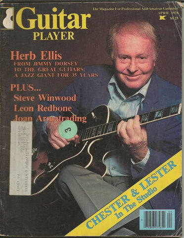 Guitar Player Magazine ORIGINAL Vintage Apr 1978 Herb Ellis Steve Winwood