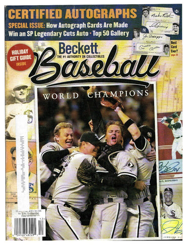 Dec 2005 Beckett Baseball Magazine #249 Marlins World Champs