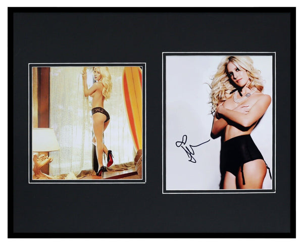 Heidi Montag Signed Framed 16x20 Lingerie Photo Set The Hills