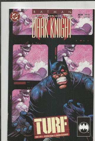 Batman Legends of the Dark Knight #44 ORIGINAL Vintage 1993 DC Comics 