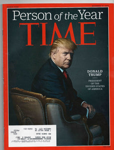 VINTAGE Dec 19 2016 Time Magazine Donald Trump Person of the Year