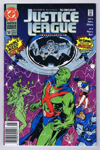 Justice League America #50 ORIGINAL Vintage 1991 DC Comics