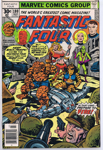 Fantastic Four #180 ORIGINAL Vintage 1977 Marvel Comics 