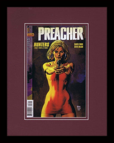 Preacher #16 DC Vertigo Framed 11x14 Repro Cover Display GGA