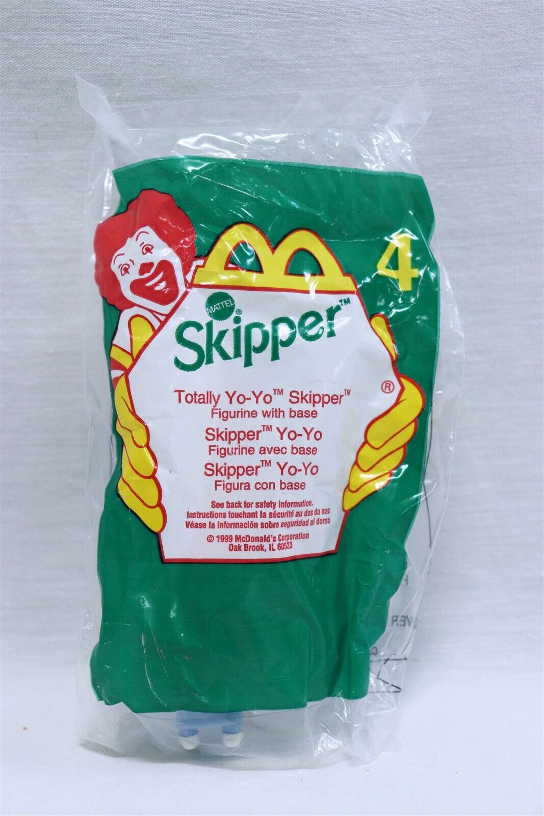 VINTAGE SEALED 1999 McDonald's Skipper Totally Yo-Yo