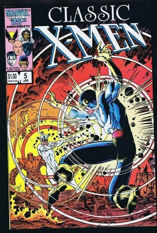 Classic X Men #5 ORIGINAL Vintage 1986 Marvel Comics Reprints Uncanny X Men 97