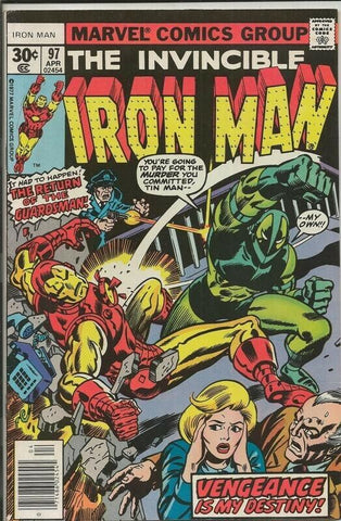 Iron Man #97 ORIGINAL Vintage 1977 Marvel Comics 