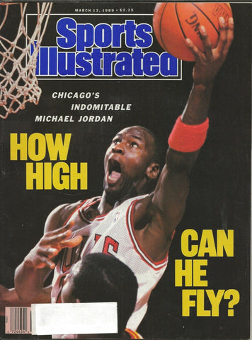 ORIGINAL Vintage March 13 1989 Sports Illustrated Magazine Michael Jordan Bulls