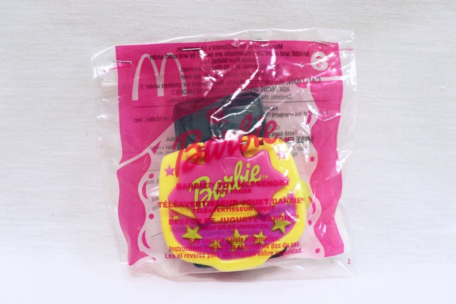 VINTAGE SEALED 2002 McDonald's Barbie Toy Messenger Doll