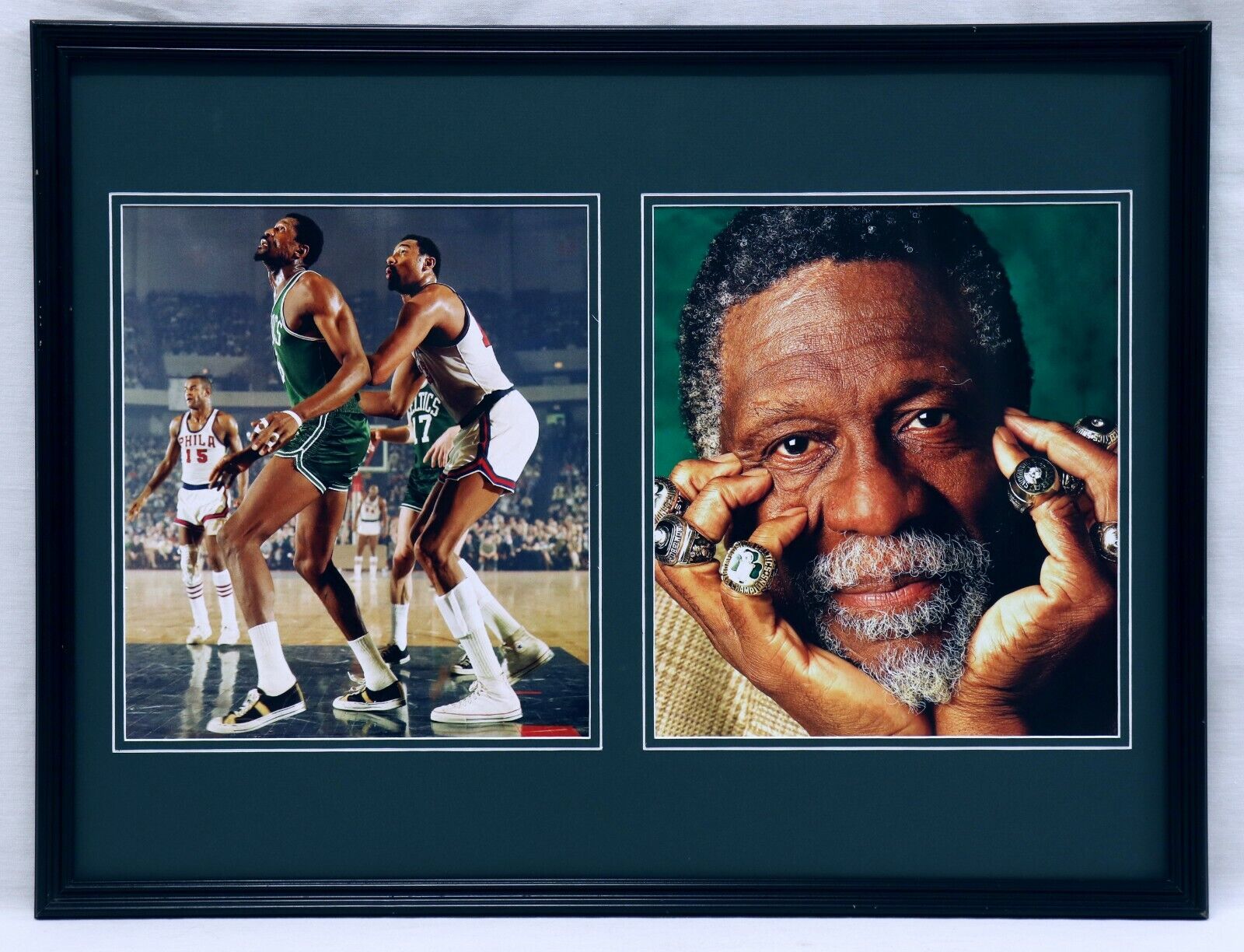 Bill Russell Framed 18x24 Photo Set Celtics