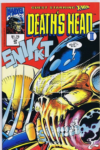 Death's Head II #2 ORIGINAL Vintage 1992 Marvel Comics X Men Wolverine