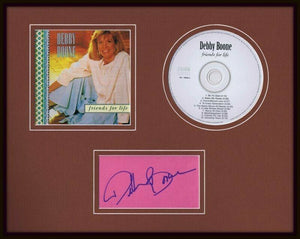 Debby Boone Signed Framed 11x14 Friends For Life CD & Photo Display