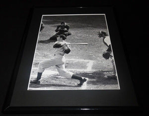 Joe Dimaggio At Bat Framed 11x14 Photo Display Yankees