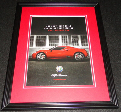 2015 Alfa Romero Framed 11x14 ORIGINAL Advertisement