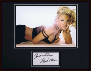 Amanda Swisten Signed Framed 11x14 Photo Display American Pie