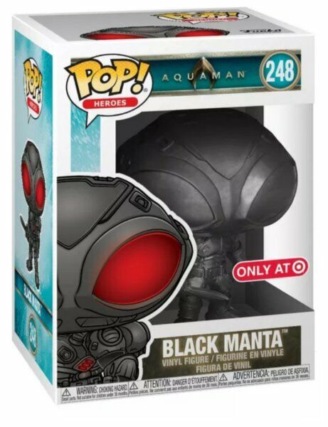 NEW SEALED Funko Pop Figure Aquaman Black Manta Target Exclusive