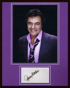 Johnny Mathis Signed Framed 11x14 Photo Display 