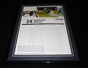 Everson Walls Framed 11x14 Photo Display Dallas Cowboys