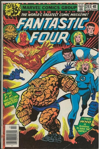 Fantastic Four #203 ORIGINAL Vintage 1979 Marvel Comics 