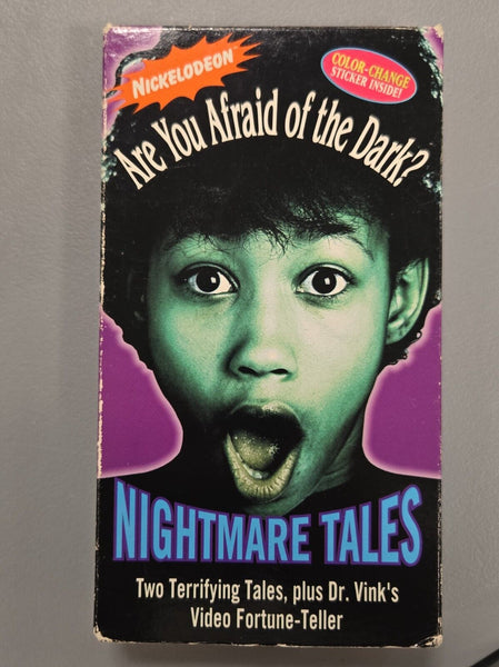 VINTAGE 1994 Nickelodeon Are You Afraid of the Dark Nightmare Tales VHS