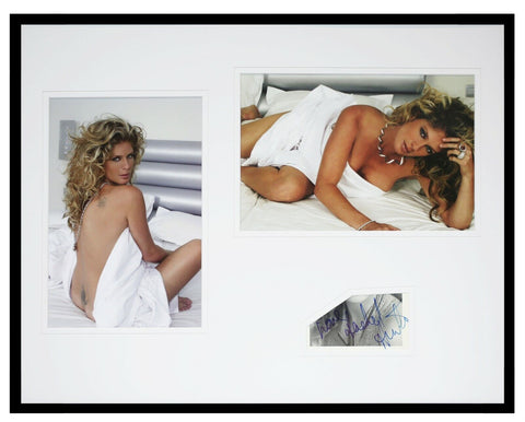 Rachel Hunter Signed Framed 16x20 Photo Set