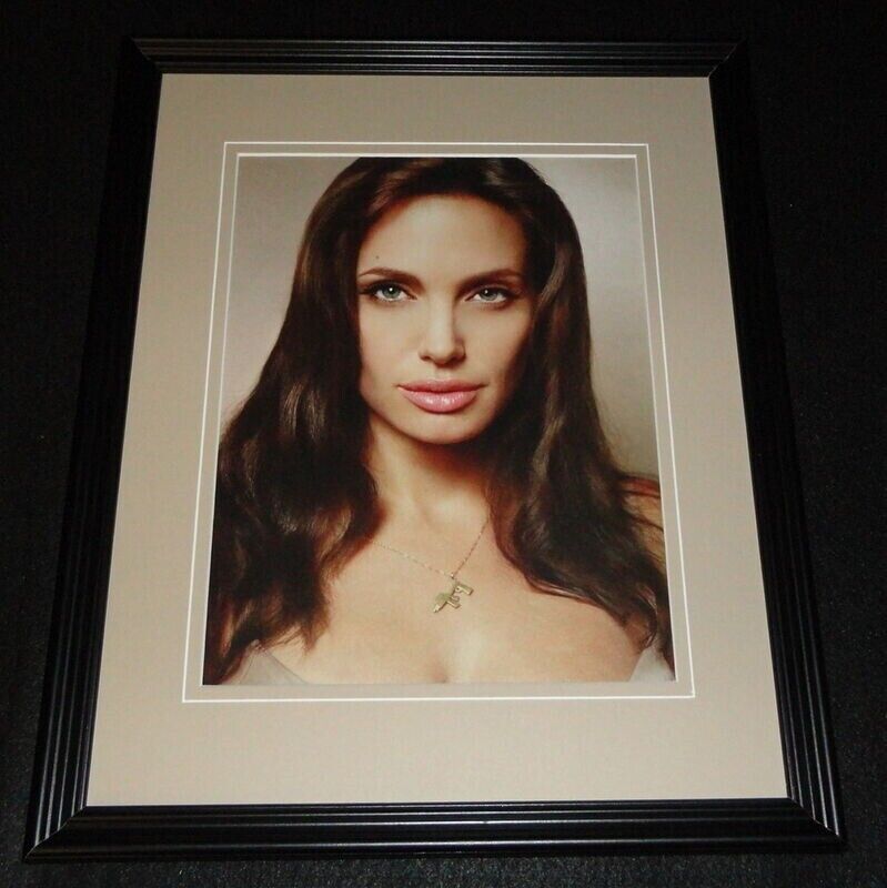 Angelina Jolie 2008 Framed 11x14 Photo Display