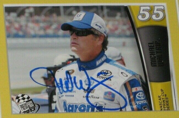 Michael Waltrip Signed Framed 11x17 Photo Poster Display