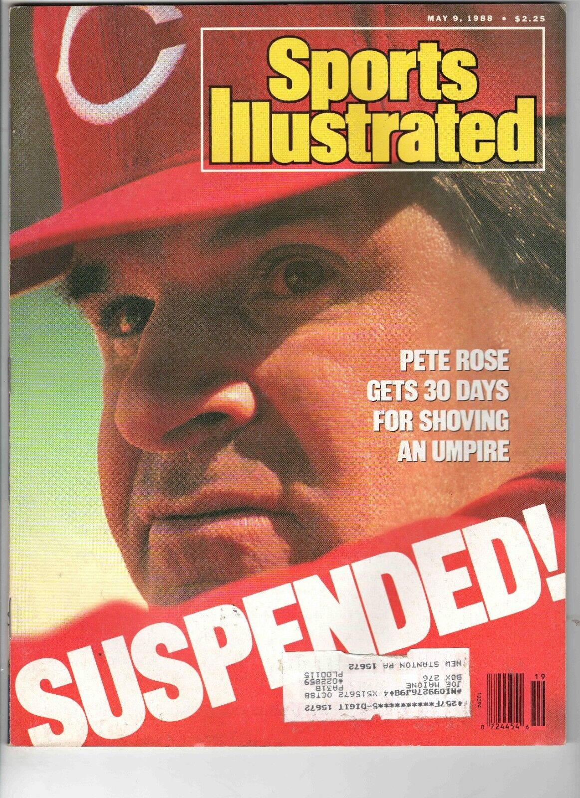 May 9 1988 Sports Illustrated Magazine Pete Roe Suspended