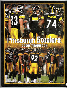 2009 Pittsburgh Steelers Yearbook Mike Wallace Rookie Season