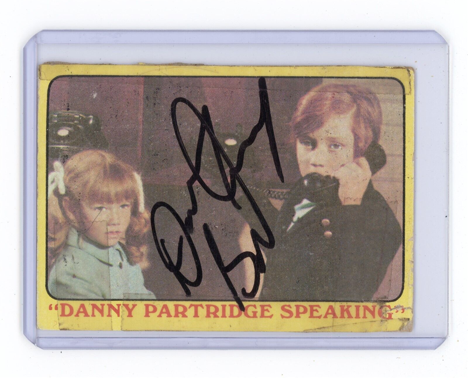 Danny Bonaduce Signed Autographed 1971 Topps Partridge Family Card #1