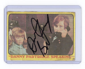 Danny Bonaduce Signed Autographed 1971 Topps Partridge Family Card #1