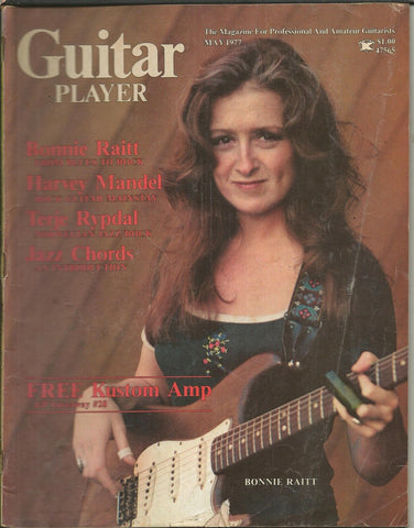 Guitar Player Magazine ORIGINAL Vintage May 1977 Bonnie Raitt