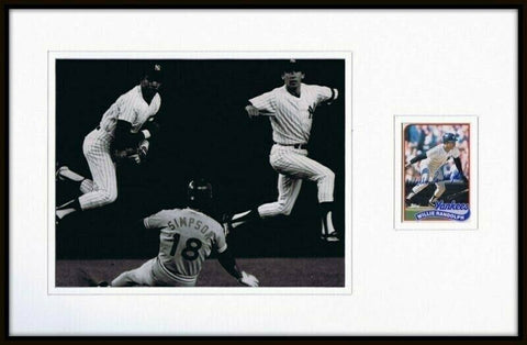 Willie Randolph Signed Framed 11x17 Photo Display Yankees Pirates