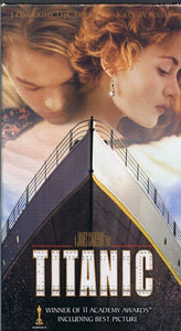 Titanic (1997) VINTAGE VHS Cassette Box Set Leonardo Dicaprio Kate Winslet