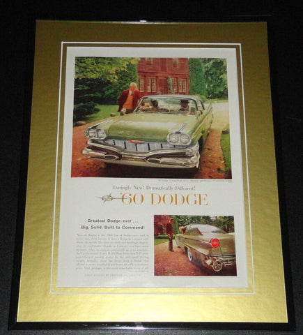 1960 Dodge 11x14 Framed ORIGINAL Vintage Advertisement