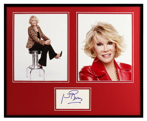 Joan Rivers Signed Framed 16x20 Photo Set 